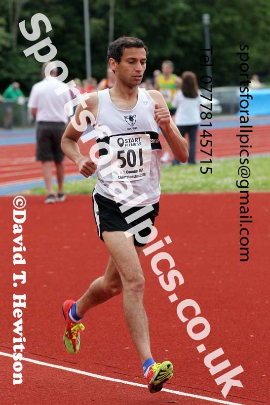 North Eastern 10000 metres, 2021 North Eastern Champs., Shildon. Photo: David T. Hewitson/Sports for All Pics